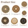 Seagrass Boho Wall Baskets  For Farmhouse, Living Room, Bedroom, Table, Kitchen, Home