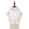 Elegant Ruff Jabot Collar Multilayer Lace Collar for Masquerades Parties Cosplay Event Collar Costume Neckpiece All Age