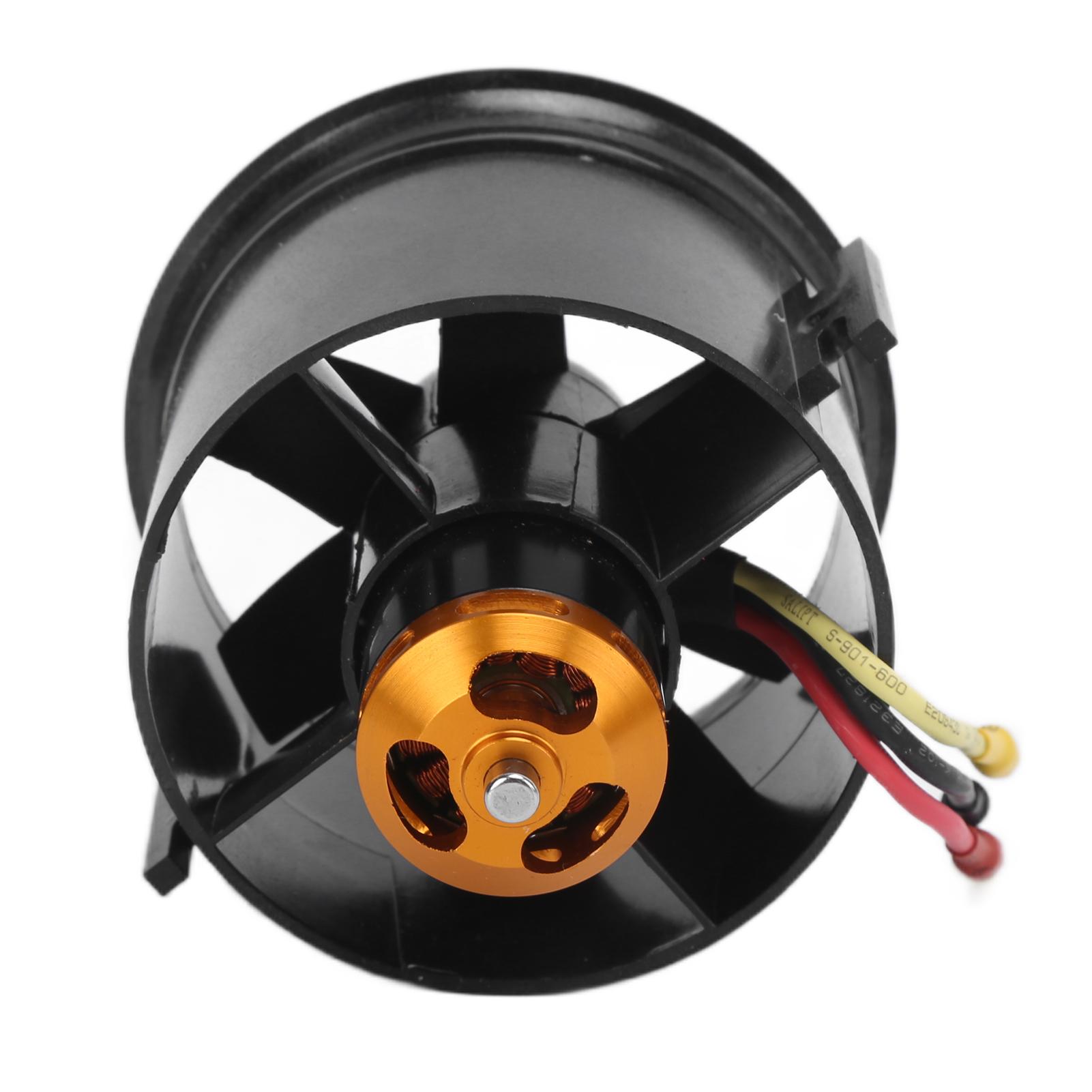 

70mm 6 Blades Ducted Fan EDF with QF2827 KV3800 Brushless Motor for RC Airplanes