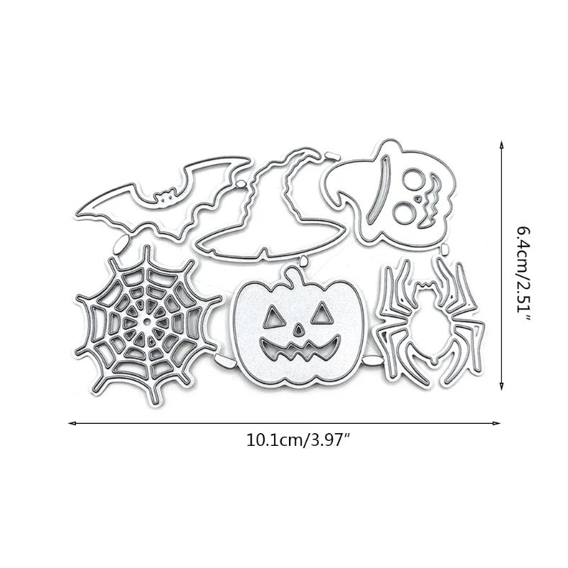 Halloween Elements Metal Cutting Dies Stencil DIY Scrapbooking Album Paper Card Template Mold Embossing Decoration