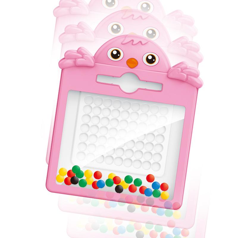 Children'S Magnetic Brush Cartoon Drawing Board Thinking Enlightenment Concentration Magnetic Puzzle Science And Education Toys