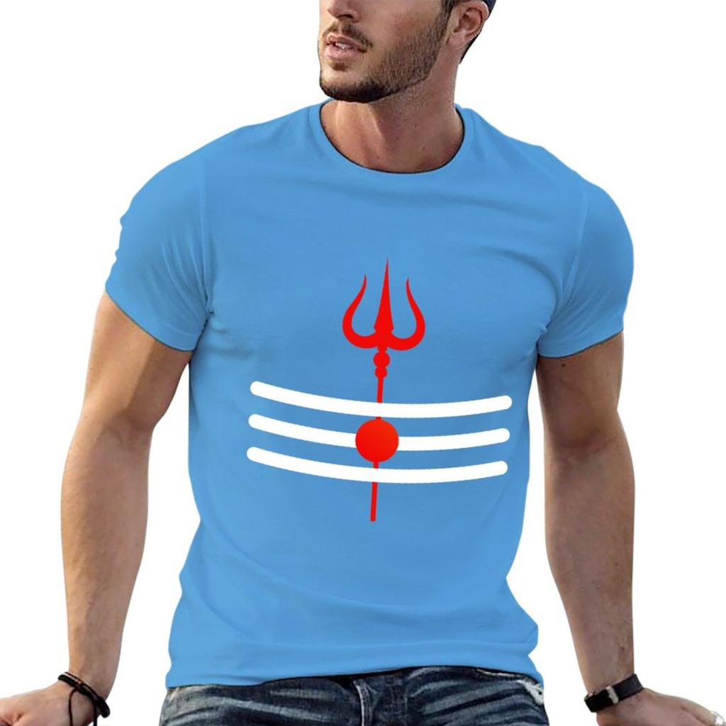 Neues Shiva Trishul T-Shirt Grafik-T-Shirt T-Shirts Sweatshirt T-Shirt Mann T-Shirts für Männer Grafik