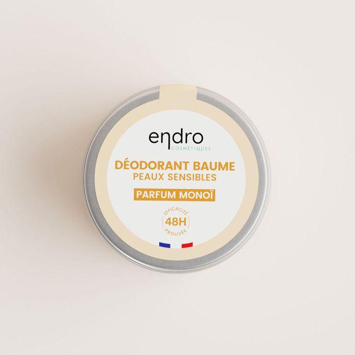 Deodorant - Endro - Monoï Balm - 50 G - Sensitive Skin - Bicarbonate-Free
