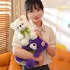 Home Decoration Lovely Bear Plush Toys Bedroom Sofa Bear Throw Pillows  Birthday Gift