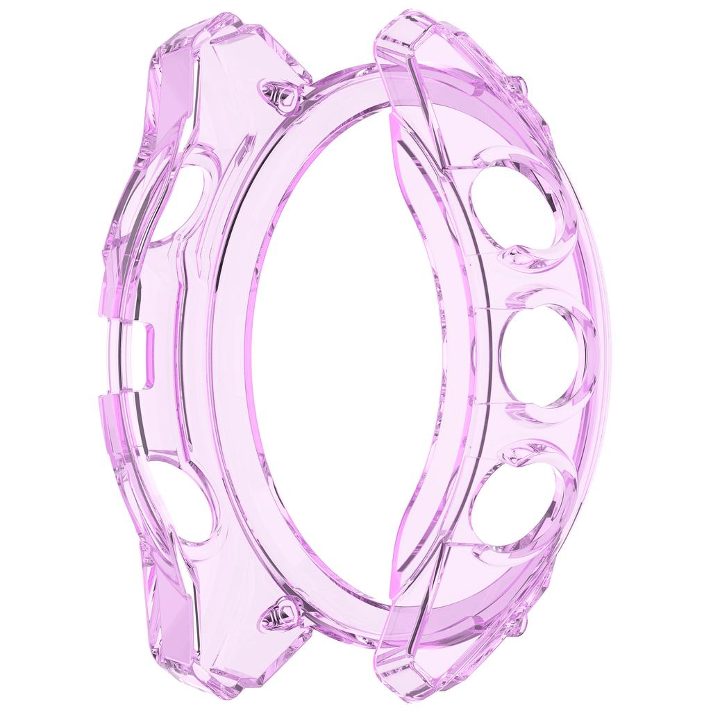 TPU Protector Watch Case Cover For Garmin Fenix 8 51mm 47mm 43mm AMOLED Colorful Half Hollow Shell Protective Clear Silicone