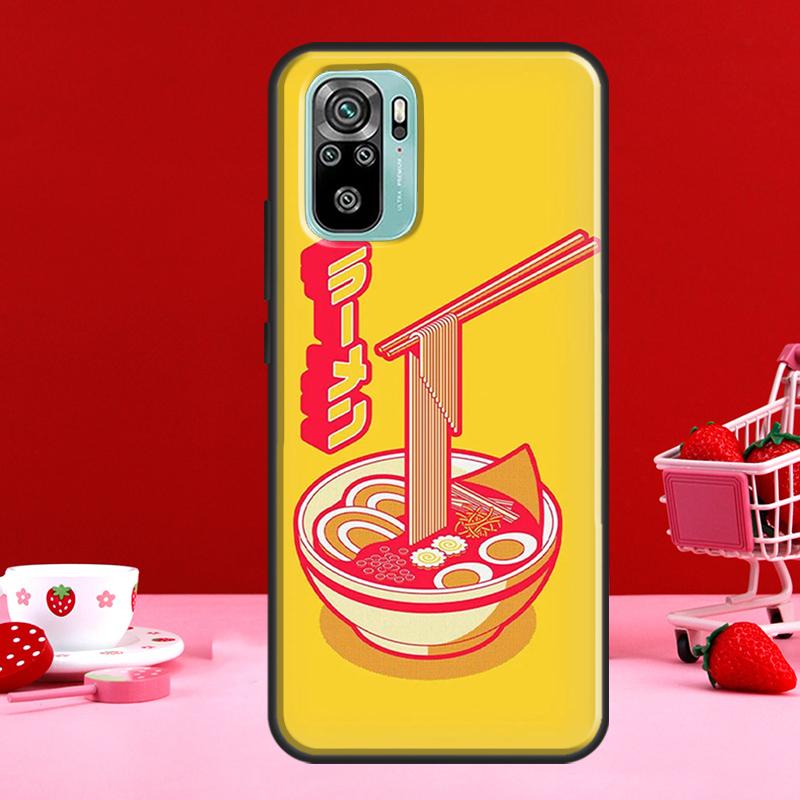 Ramen Cat Japanese Art For Redmi Note 11 Pro Case For Redmi Note 10 Pro Note 9 Pro Note 8 Pro 9S 10S 11S 9A 9C 9T