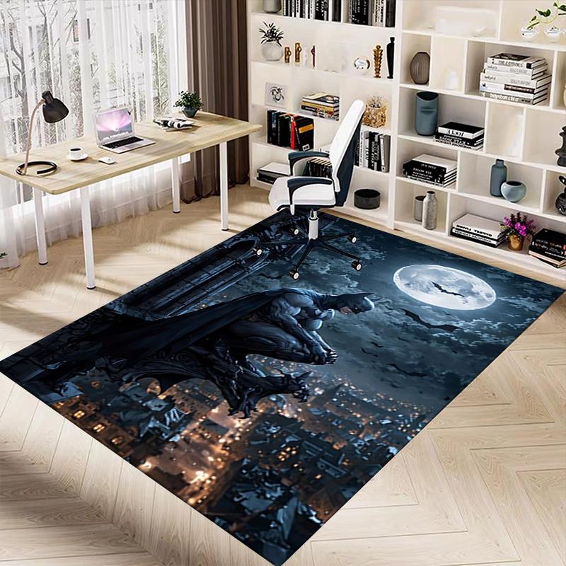 1pc Batman Night Carpet, for Home & Office Decor, Desk Chair Carpet, Festive GiftL1413