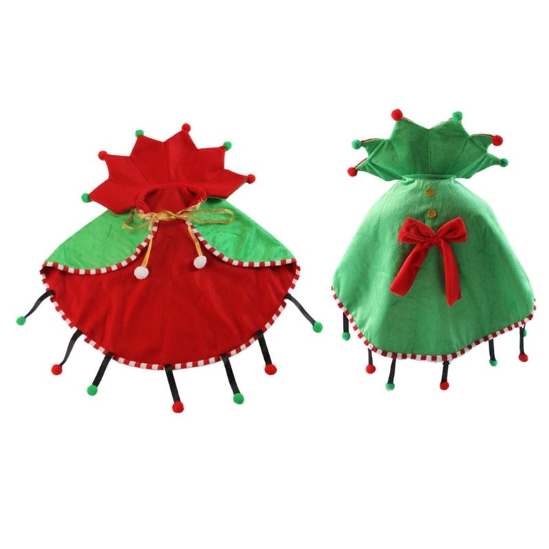 Celebratory Santa Wrap Outfit Canines Cats Fleece Fabric Machine Washable Holiday Decoration 1
