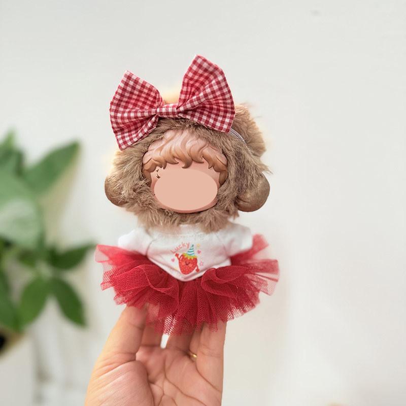 [Cloth Only] SP Doll Clothes New Year Set Fortune Abounds 17cm Baby Clothes Luminous Weave Garden Series Doll Christmas Set
