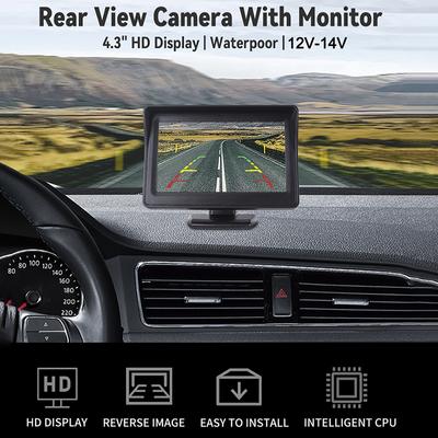 4,3palcový monitor pro couvání do auta, zadní kamera, sada pro couvání, monitor do auta, parkovací systém, zadní couvací monitor