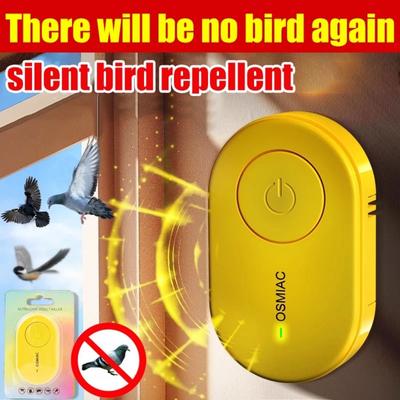 Repelente de Animais para Exterior com Sensor Infravermelho Luz Estroboscópica Ultrassônica Alarme com Sensor de Movimento Conversão de Frequência À Prova de Intempéries