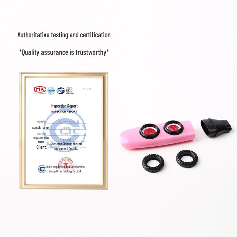 Professional Grade Double Hole Kazoo for Guitar Accompaniment - Large Volume Beginner's Western Musical Instrument