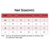 Design #1341 #1347 Handmade Red Heart Pink Manicure Set False Finger Nails Full Cover Artificial Press on Nails Tips Women