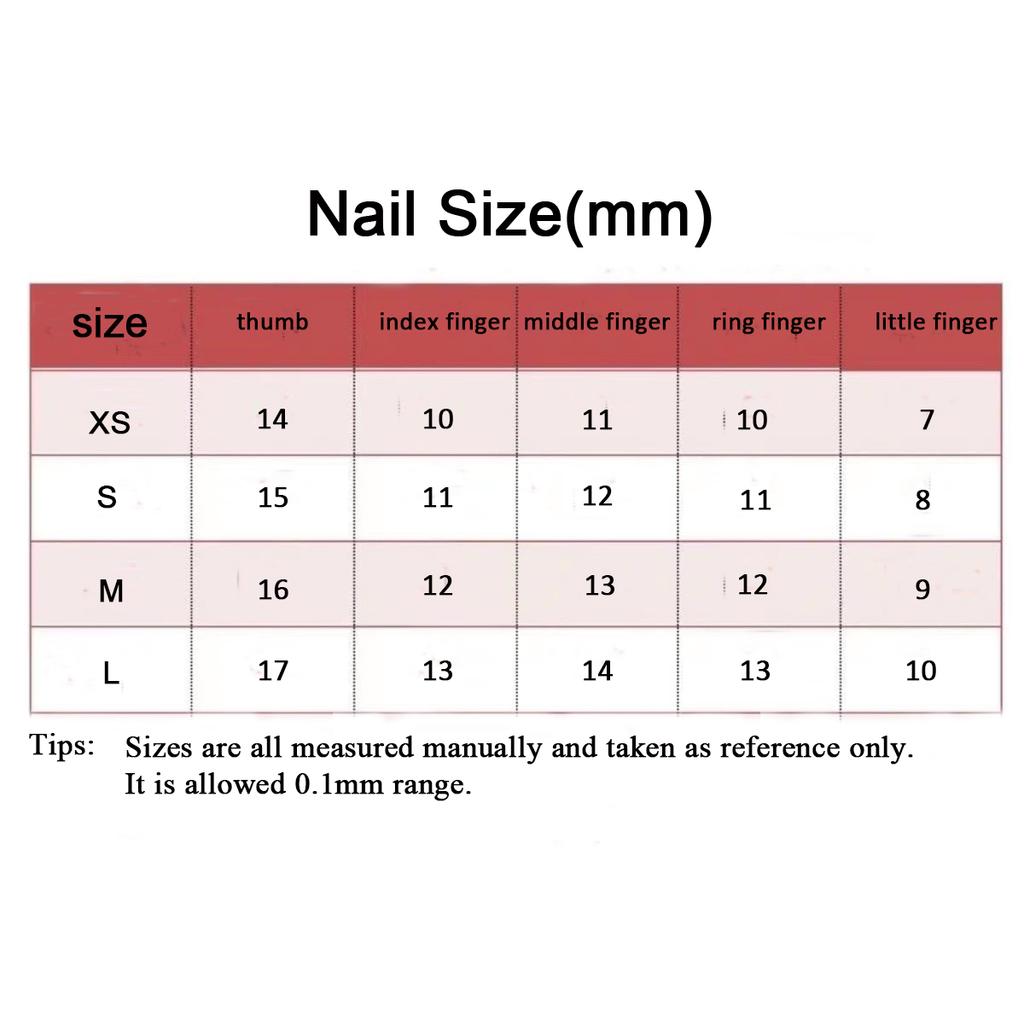 Design #1341 #1347 Handmade Red Heart Pink Manicure Set False Finger Nails Full Cover Artificial Press on Nails Tips Women