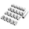 20pcs Stainless Steel Wheel Lug Nuts M12x1.5 Thread Universal Auto Car Accessories