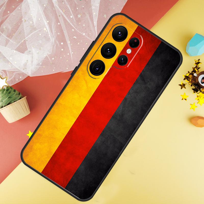 Deutschland Flagge Banner Handyhülle Für Samsung Galaxy S25 FE S23 S21 S20 S22 S24 S26 Ultra S10 S26 Plus Hülle Coque