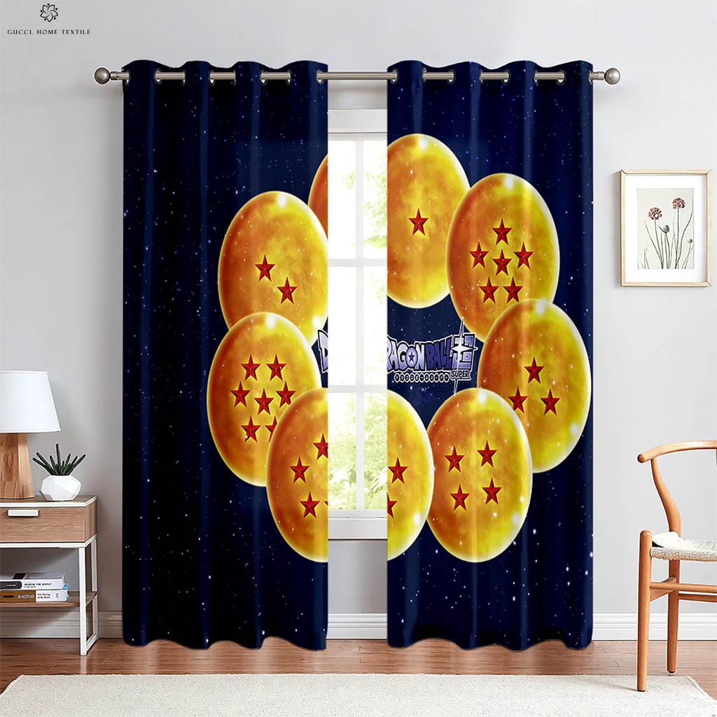 Hot-Blooded Anime Japanese Comic Printed Curtains Bedroom Living Room Student Dormitory Decorative Curtains Custom Curtains