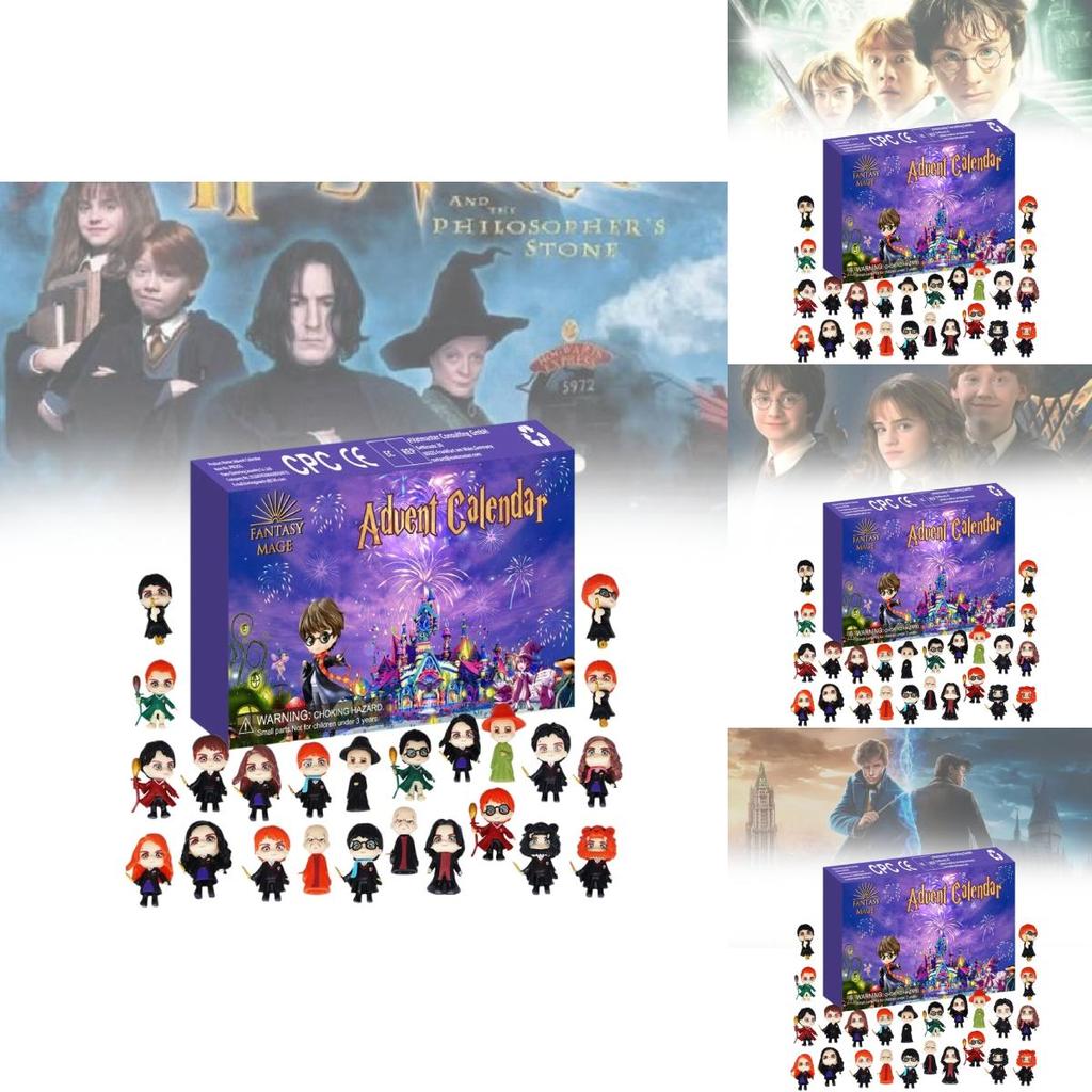 Bezaubernder Harry Potter Countdown Weihnachts-Blindbox Spielzeug Geschenkset für Zauberer