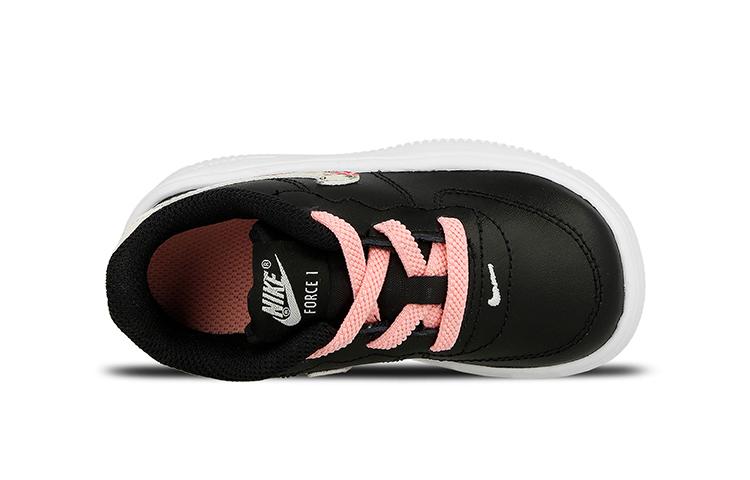 Nike Air Force 1 '18 Vintage Floral Low Top Skateboard Shoes Black Infant And Toddler BQ2465-001