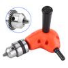 Right Angle Extension Adapter for Tight Spaces High Strength Iron Chuck Fits 1-10mm Bits 90 Degree Attachment for Portable Drills With 9.5mm Round