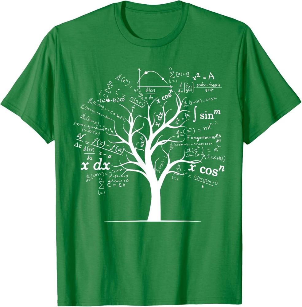 Calculus Algebra Tree Math Teacher Nerd Geek Gift Fun Unisex TShirt Unisex T-Shirt XXL