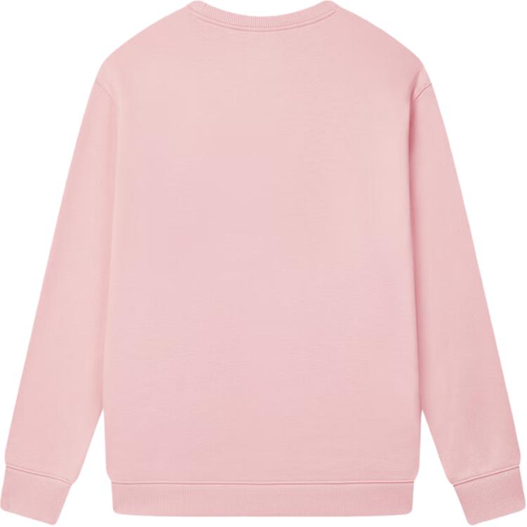 Fila Original Fleece Crewneck Letter Casual Long Sleeve Sweatshirt Unisex Sweatshirt Lilac Peach F51M449204F-LP