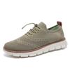 2025 Viral Trends Casual Shoes Men Breathable Fly Woven Loafers Plus Size Sneakers Spot