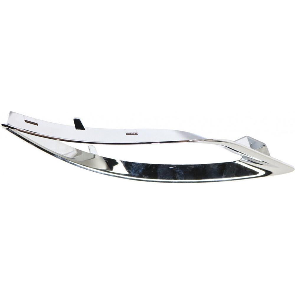 1pc Left Side Fog Light Bezel Chrome For Dodge Durango 2014-2020