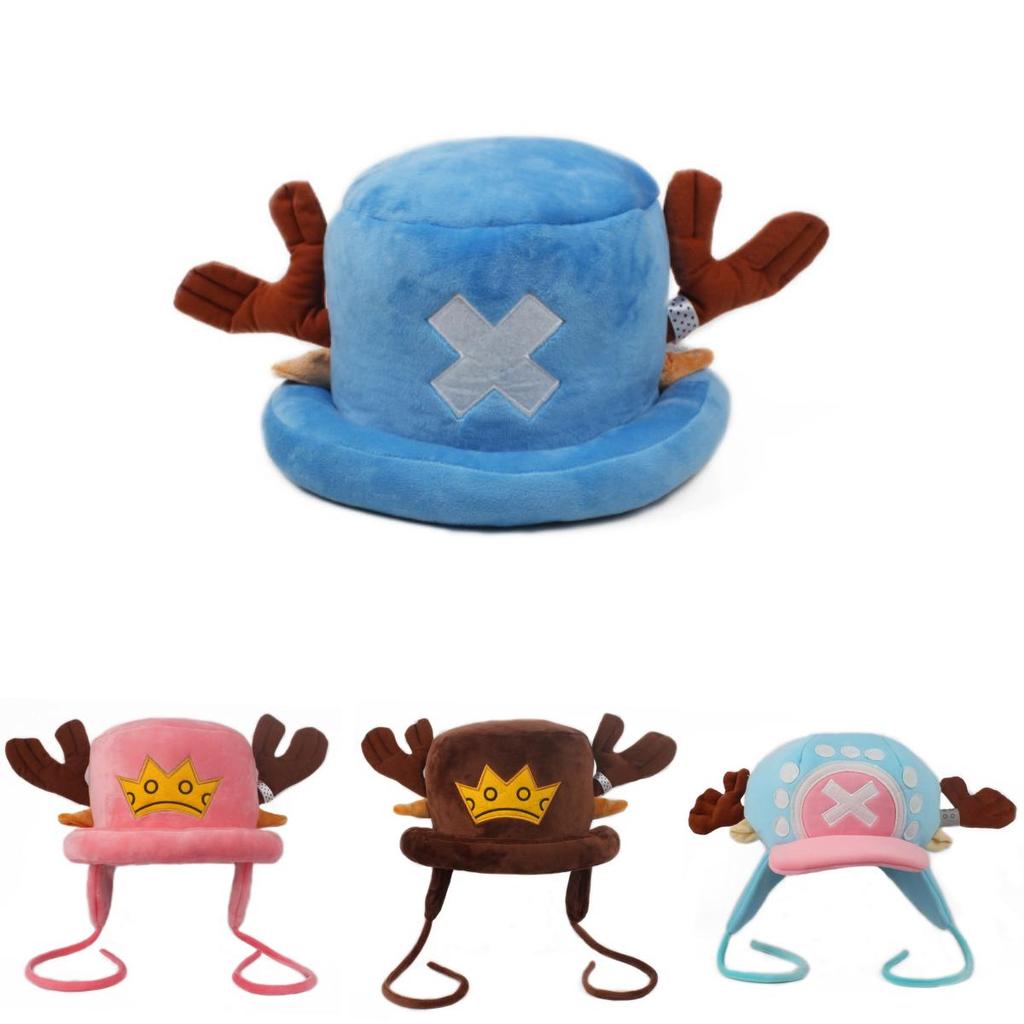 Anime One Piece Chopper Pluszowy Kapelusz Rybaka Miękki i Uroczy Dodatek Odzieżowy
