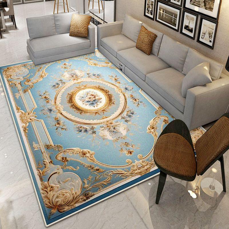 Retro European Style CARPET FOR LIVE ROOM Decoration Bedroom Washable Cloakroom Lounge Rug Non-slip Coffee Tables Mat Floor Mats