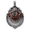 Tarot Vision Necklace All-Seeing Eye Pendant Necklace Tarot Card Symbol Pendant with Smooth Rotation Mystic Divination Jewelry