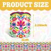 Mexican Flowers Border Decorative Sticker Self Adhesive DIY Poster Border Stickers Black Board Decorative Stickers