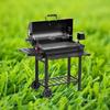 Large Outdoor American Style Charcoal BBQ Grill with Smoker & Electric Rotisserie