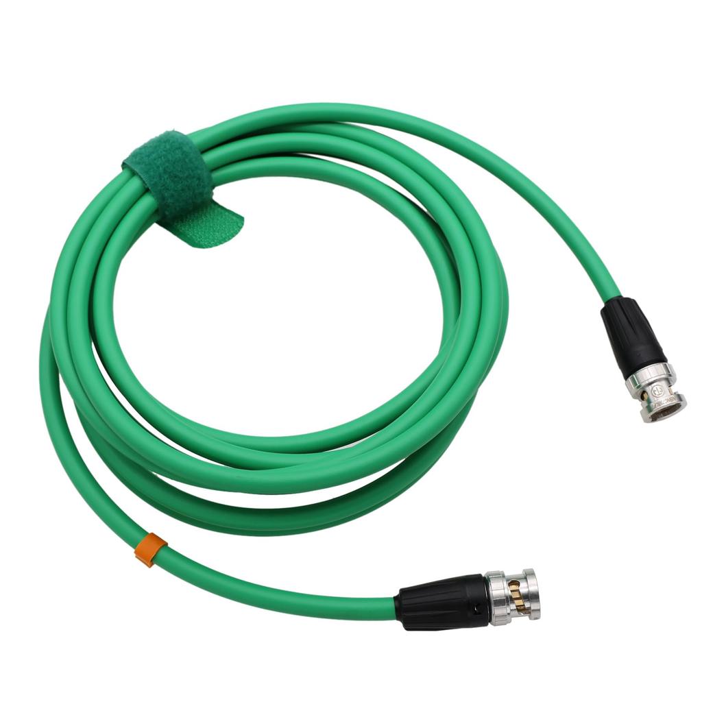 HT 12G 4K Raw SDI Coaxial Video Cable BNC to BNC Canare LV-61S 75 Ohm Flexible Shielded 10M Green for Camera Monitor