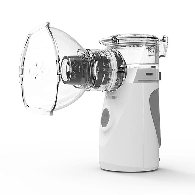 

New Handheld Silent Portable Nebulizer for Home Use Home Nebulizer with English Packaging сірий колір