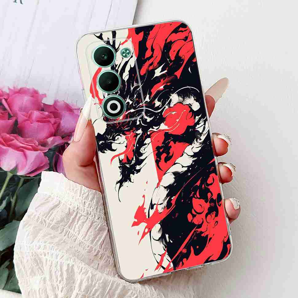 For Oppo A5 5G Global 6.67" Case Fashion Rose Butterfly Soft Silicone TPU Cover For Oppo a5 A5 2025 CPH2735 Phone Casing Coque