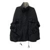 ACNE STUDIOS FN-MN-OUTW000968 Black Embroidered Nylon Jacket Jacket 46 blackUsed