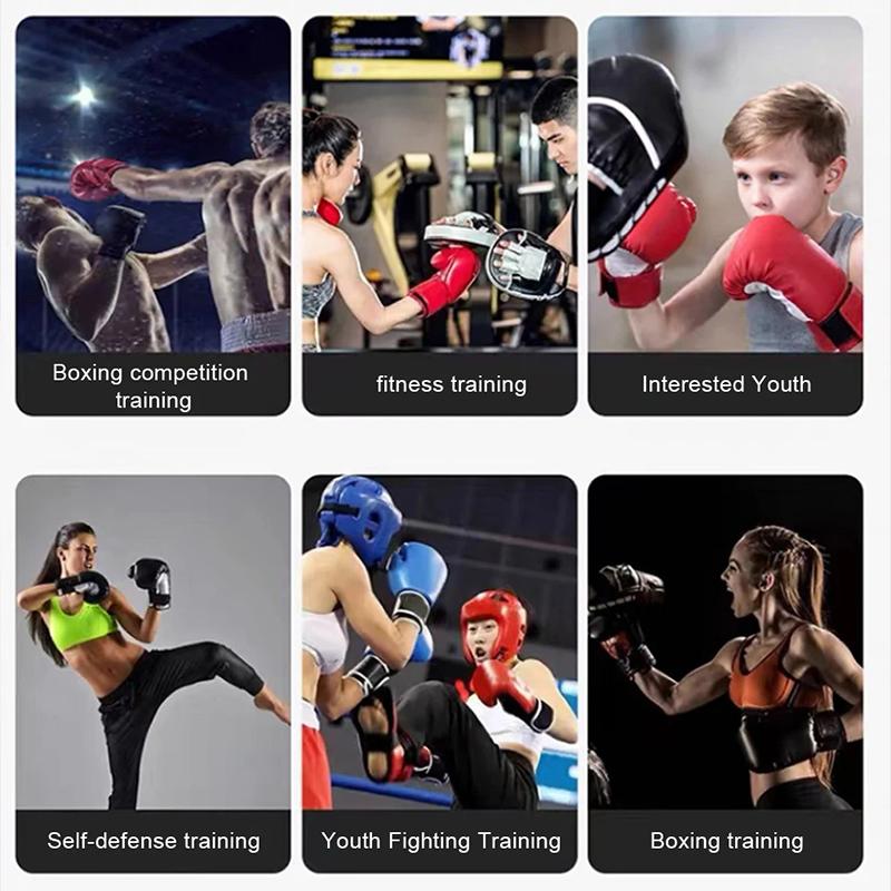 1 Stück Professionelles Boxhandziel Pu Muay Thai Boxtrainingsziel Boxfokus-Pads Taekwondo Kickpad Sandsack