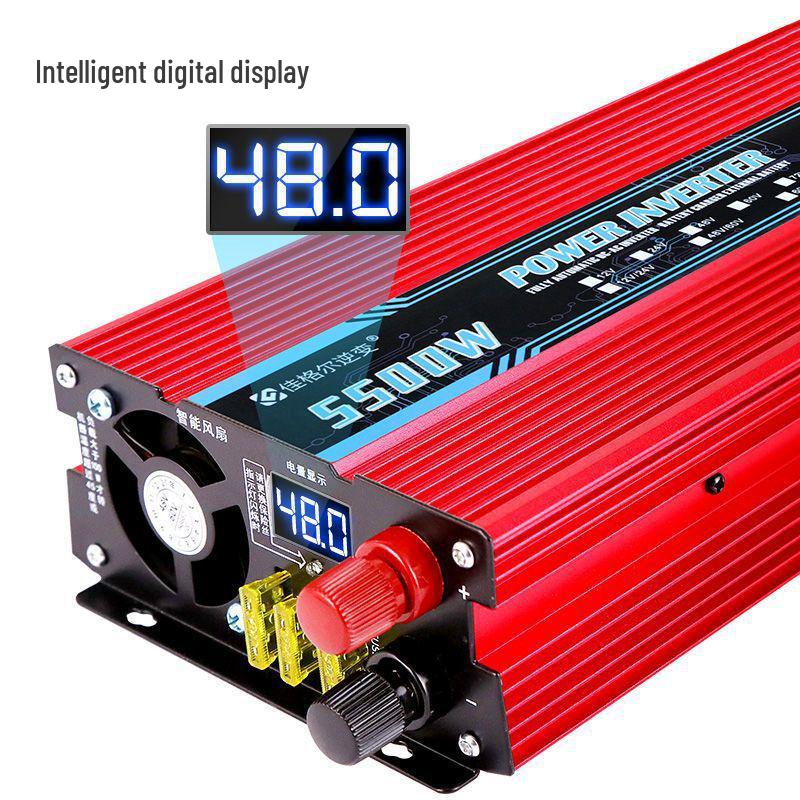 Universeller Hochleistungs-Wechselrichter 48V/60V/72V auf 220V für Elektrofahrrad-Akku und Food Truck