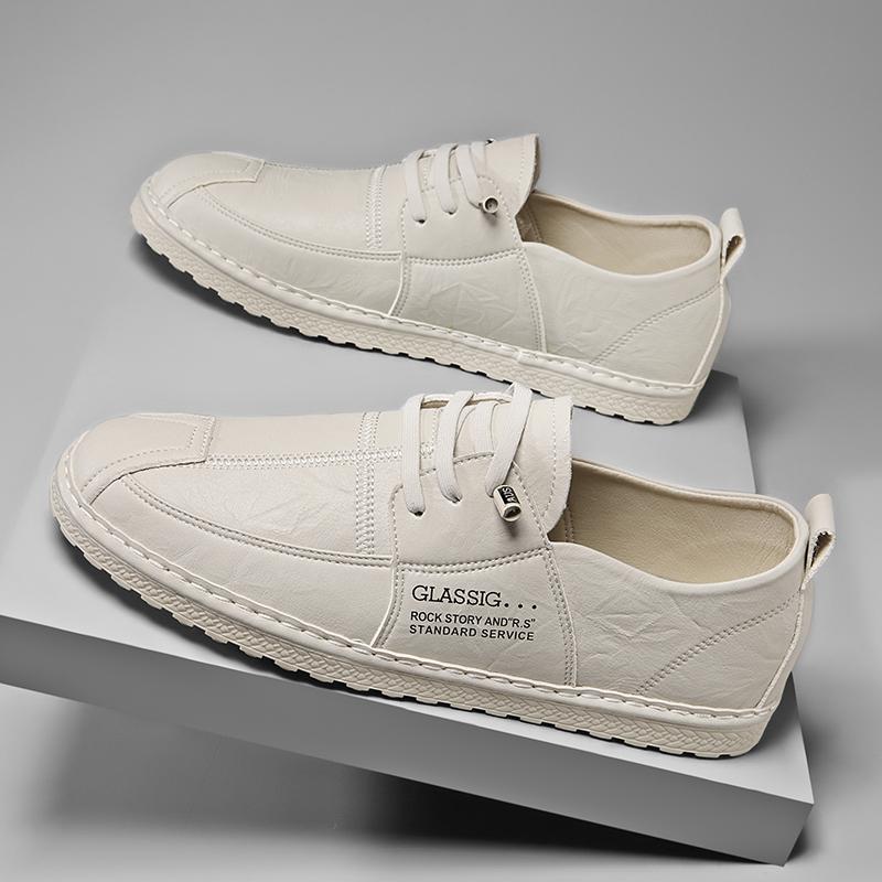 Итальянская мода повседневная обувь мужская уличная мода дизайнерская обувь без застежек — фото 7