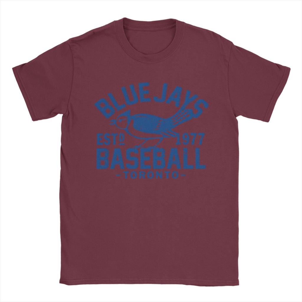 Unisex TShirts Vintage BlueJaysBird Fashion Cotton Tee Shirt Short Sleeve T Shirt Crewneck Clothing Printing