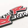 3D Metal Car Sticker Logo TypeR Badge Emblem For Honda CIVIC Type R FD2 FD FA 5 Mugen TypeR Racing Auto Styling Accessories