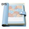 A5 B5 Binder Notebook 120 Pages Artificial Leather Cover Lined Loose-leaf Notebook Metal Snap Personal Journal