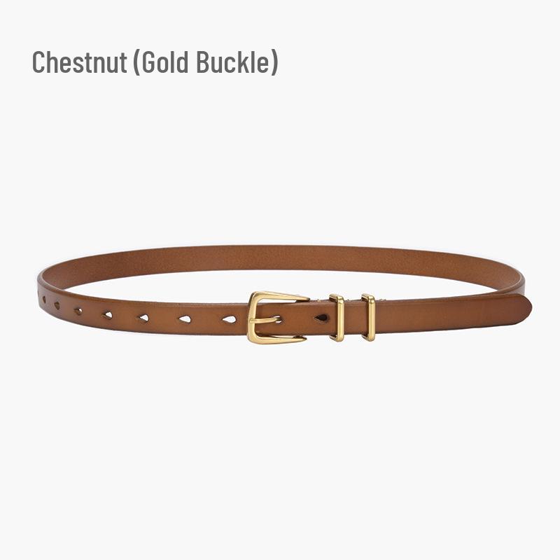 Women's Versatile Retro Cowhide Leather Belt