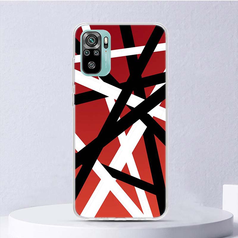 Eddie Van Halen Graphic Guitar Soft Case For Xiaomi Redmi Note 14 13 12S 11S 10S 12 Pro Plus Phone Cover 11 10 11E 11T Note14 Sh