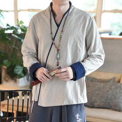 Plus Size Men Kimono Cardigan Traditional Japanese Male Yukata Samurai Clothing Casual Harajuku Kimono Jackets Streetwear