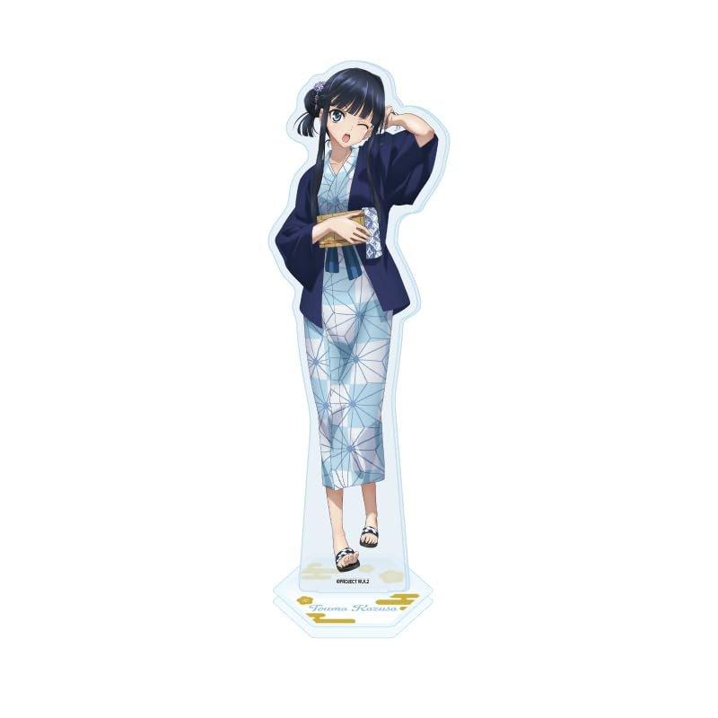 A3 WHITE ALBUM2 Kazusa Touma Yukata Ver. Acrylic Stand Figure Newly Drawn Illustration Anime Collectible 150mm