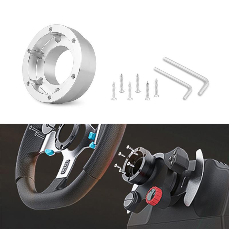 13/14inch Steering Wheel Adapter Plate 70mm PCD for Logitech G29 G920 G923 Racing car game Modification