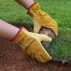 Breathable Non-Slip Cowhide Work Gloves: Cycling, Labor Protection, and Welder Gloves