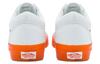 Vans Old Skool Casual Low Top Skate Shoes Small Orange Side Stripe Unisex 'White' VN0000SBZ34